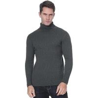 Nuevo suéter de cuello alto de invierno para hombre, suéter tejido informal para hombre, jerséis de Fitness para mantener el calor, Tops - details 8