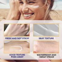 Protector solar SPF50 PA+++ Bloqueador solar para SADOER Protector solar facial hidratante, ligero, no graso, resistente al agua y al sudor - details 5