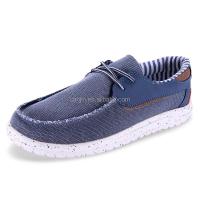 Zapatos deportivos de travesía para hombre de lona de marca informal de pollo de fondo plano de alta calidad Jinjiang - details 5