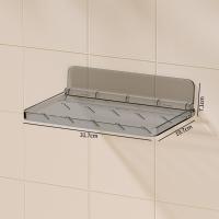 Estante de pared plegable, placa plegable, soporte para teléfono, soporte para papel de cocina, estante montado en la pared para ahorrar espacio, dormitorio - details 10