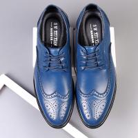 Zapatos de cuero de los hombres,zapatos formales de negocios,estilo británico,Casual Plus Size,zapatos de hombre - details 4