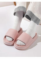 Pisar mierda se siente genial, zapatillas de los hombres de verano interior hogar nuevo baño baño antideslizante zapatillas eva desgaste exterior de las mujeres - details 11