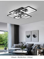 Lámpara de Techo Cuadrada TOMAXIN 65Watt con Diseño Moderno y Luce LED para Decoración de Habitación Oficina Comedor Sala de Estar Control Remoto Tipo de Producto Normal - details 6