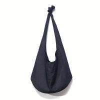 Bolso Cruzado Retro a Rayas Bohemio Diseño de Bloque de Color Vibrante, Correa Fija, Abierto, Gran Capacidad, Duradero Poliéster para Ocasiones Casuales y Festivas - details 9
