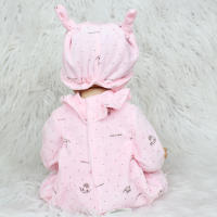 Muñeca de bebé Reborn de cuerpo completo de silicona para niña, juguete de vinilo de 19 pulgadas, vestido de bebé, regalo de cumpleaños, casa de juegos para bañarse, 48 CM - details 4