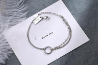 Pulsera De Beads Geométricas De Plata Esterlina 925 Para Mujeres Estilo Simple Y Temperamento Joyería De Mano Para Fiestas - details 32