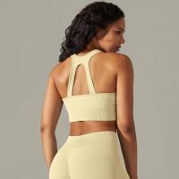 Sujetador deportivo a prueba de golpes para mujer, camiseta sin mangas para correr, ropa interior sexy para fiesta y yoga - details 8