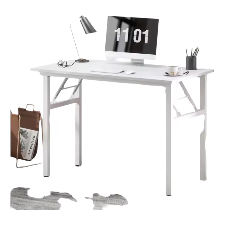 Mesa de Trabajo Plegable Duradera, Espacio Ahorrado, Fácil de Instalar, Diseño Moderno para Oficina y Hogar - 1