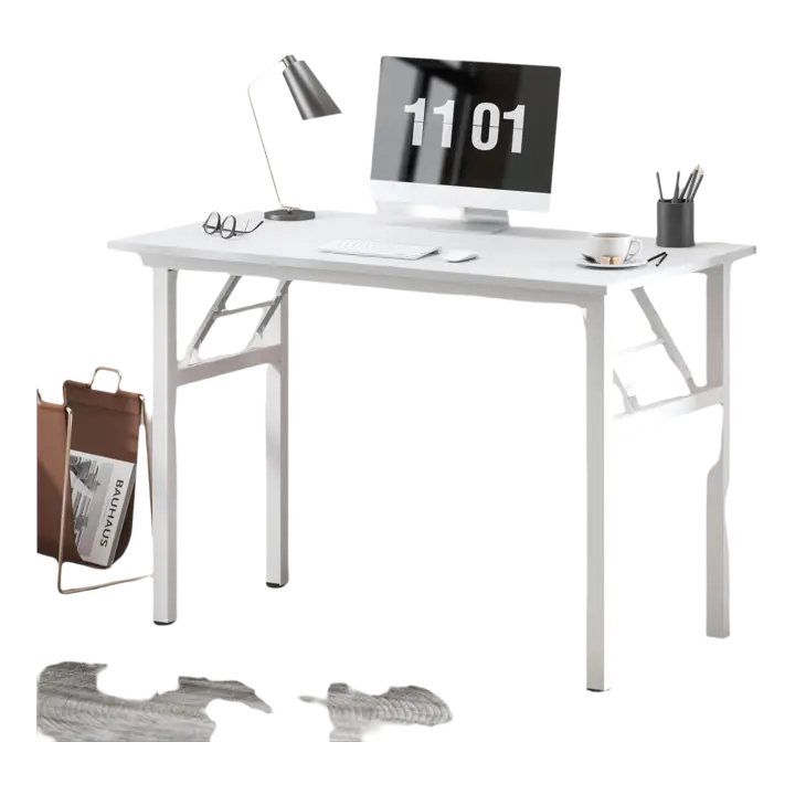 Mesa de Trabajo Plegable Duradera, Espacio Ahorrado, Fácil de Instalar, Diseño Moderno para Oficina y Hogar - 1