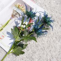 Flor de apio espinosa Artificial de plástico, flor falsa realista que no se decolora, plantas de simulación elegantes hechas a mano, decoración de oficina y Hotel - details 7
