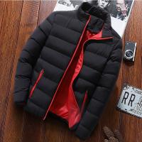 Chaquetas cálidas con cuello levantado para hombre, abrigos casuales, abrigos masculinos, moda de otoño e invierno - details 2