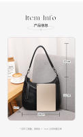 Bolso de cuero puro popular nuevo bolso de mujer de cuero versátil de moda bandolera de un solo hombro bolso bandolera portátil. - details 8