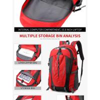 Bolsa de alpinismo portátil para exteriores, bolsa de viaje de gran capacidad, mochila impermeable para hombres y mujeres, mochila de viaje ligera - details 4