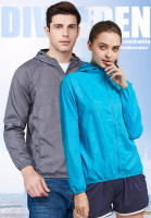 Chaqueta de senderismo con protección UV para hombre y mujer, cortavientos impermeable de secado rápido, Unisex, L02 - details 1