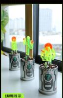 Plantas verdes de Marte, modelos ensamblados de Metal, rompecabezas 3D, juguetes para adultos, adornos de bloques de construcción - details 14
