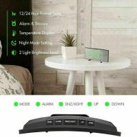 Wecker reloj despertador Digital LED, multifuncional, pantalla grande - details 4