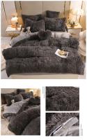 Funda de Edredón Cálida y Suave para Colchón Cubierta de Manta Larga y Plush 220x240cm Solo Cubierta de Edredón sin Enchufes - details 11