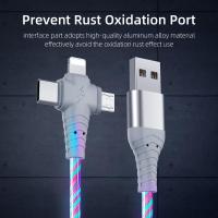 Cable de carga rápida para Xiaomi Redmi, iPhone, Samsung, Huawei, 3 en 1 - details 5