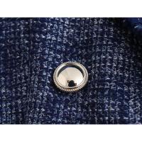 BUNO-Chaqueta de traje de Tweed para mujer, de doble botonadura Chaqueta corta, abrigo ajustado, Tops informales, Blazers de lana para mujer, ropa de calle, Otoño e Invierno - details 12