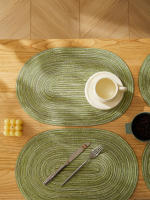 Juego de Manteles de Mesa Resistentes al Calor 4 Manteles de Comedor de Colores Mixtos Antideslizantes y Lavables para Cocina y Comedor - details 1