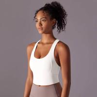 -Chaleco de yoga con espalda cruzada, ropa interior sin costuras, sujetador deportivo de alto impacto, secado rápido, adelgazante - details 2
