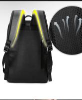 Mochila impermeable de piel sintética para hombre, morral escolar informal para estudiantes, mochilas sencillas para ordenador portátil de negocios para adolescentes, novedad - details 4