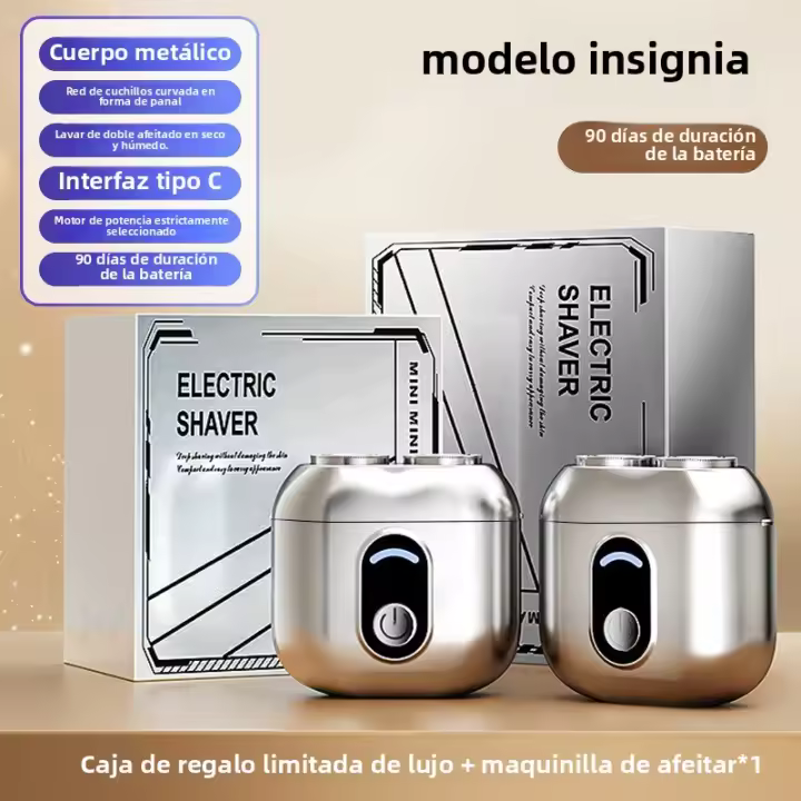 Afeitadora Eléctrica de Alta Potencia Portátil, Transparente, Tendencia Digital para Hombres, Viaje de Negocios - 1