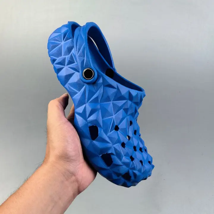 Sandalias de playa Verano con media bandeja, zapatos con agujeros para hombre y mujer, blancos, cómodos e informales, zapatos deportivos. - 1
