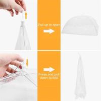 Paraguas de red plegable, mosquitera portátil para picnic, protección de placa, cubierta para alimentos, utensilios de cocina - details 2