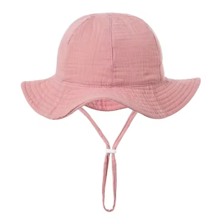 Sombrero de cubo con protección UV para niños, sombrero de playa, gorra de Panamá, gorra de sol - 1