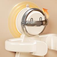 Soporte de Gel de ducha con ventosa de plástico, colgador de Gel de ducha extraíble montado en la pared, soporte para botella de champú ajustable reutilizable - details 1