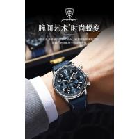 Reloj de cuarzo luminoso multifuncional con cronógrafo para hombre Streaming Venta caliente - details 3