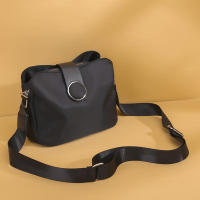 Bolso de hombro impermeable de nailon Vintage para mujer, bolso cruzado salvaje, bolso de mensajero Simple para diario, bolso de viaje para mujer - details 10