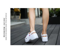 Zapatillas de verano para mujer, sandalias de playa con plataforma gruesa para exteriores, cuñas antideslizantes para interiores, zuecos de moda para mujer, toboganes de talla grande 35-42 - details 5