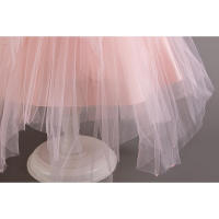 Vestido de noche para niños con flores, pasarela, princesa, niña, tul hinchado, presentadora, actuación de Piano - details 22