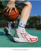 Zapatillas de baloncesto antideslizantes para hombre y mujer, zapatos deportivos transpirables, botas de baloncesto de combate para exteriores, nuevo estilo, 2024 - details 5