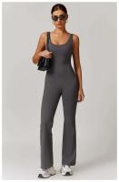 Conjunto de Yoga Ouwu Mono Deportivo para Mujeres Ropa de Gimnasio de Bolso Trasero Moda Deportiva - details 8