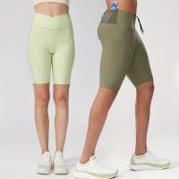 Pantalones cortos de yoga para mujer, levantamiento de cadera, correr, ejercicio físico, pantalones de tres cuartos - details 2