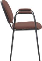Confidente Ken Pro Tapizada En Tela I Silla De Conferencia con Base De Metal Negro I Silla De Oficina Sin Ruedas I Color:, Color:Negro - details 35