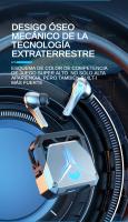 Auriculares Bluetooth Inalámbricos SANLEPUS 2024 con Luz de Respiración Cool, Control Táctil, Auriculares para Juegos, Auriculares HiFi Estéreo con Micrófono HD para iPhone y Android - details 3