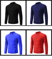 Suéter Casual de Hombre Primavera Moda Básica Sólida Cuello Mock Ajustado Comodidad Tejido de Otoño para Mujeres Material Exterior Viscosa - details 7