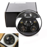 Faros LED para motocicleta y coche 5.75 pulgadas para Harley Sportster Iron 883 Dyna Triumph Street Speed Triple 5 3/4" H4 Faro Principal - details 29