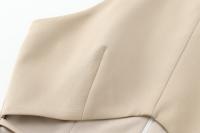 Ropa de mujer de estilo europeo y americano, vestido corto suelto con cuello de diseño abierto de moda - details 3