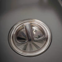 Fregadero de cocina de acero inoxidable 304, fregadero individual grande con tubo de drenaje, lavabo plateado de 29,5x17,7 x 8.3in - details 9