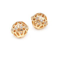 Cuentas de Espaciador de Barril de Brass Dorado de 18K Accesorios de Joyería DIY para Mujeres - details 30