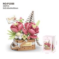 Bloques de Construcción de Cactusas Flor Eterna Bonsái Árbol Jardines Románticos Ladrillos DIY - details 37