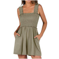 Colección de Moda de Verano Versátil Mono de Pierna Ancha con Tirantes Estilo Casual para Mujeres. - details 6