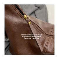 Bolsa de gran capacidad de las mujeres 2025 nueva moda bolsa de mensajero casual versátil bolsa de hombro simple bolsa de cubo - details 11