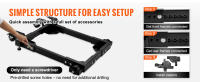 SucceBuy Base móvil, soporte universal ajustable y resistente con ruedas giratorias para carpintería, sierra de cinta, herramientas eléctricas, máquinas - details 3