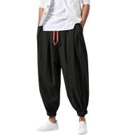 Pantalones bombachos informales para hombre, pantalón holgado, primavera y verano - details 2